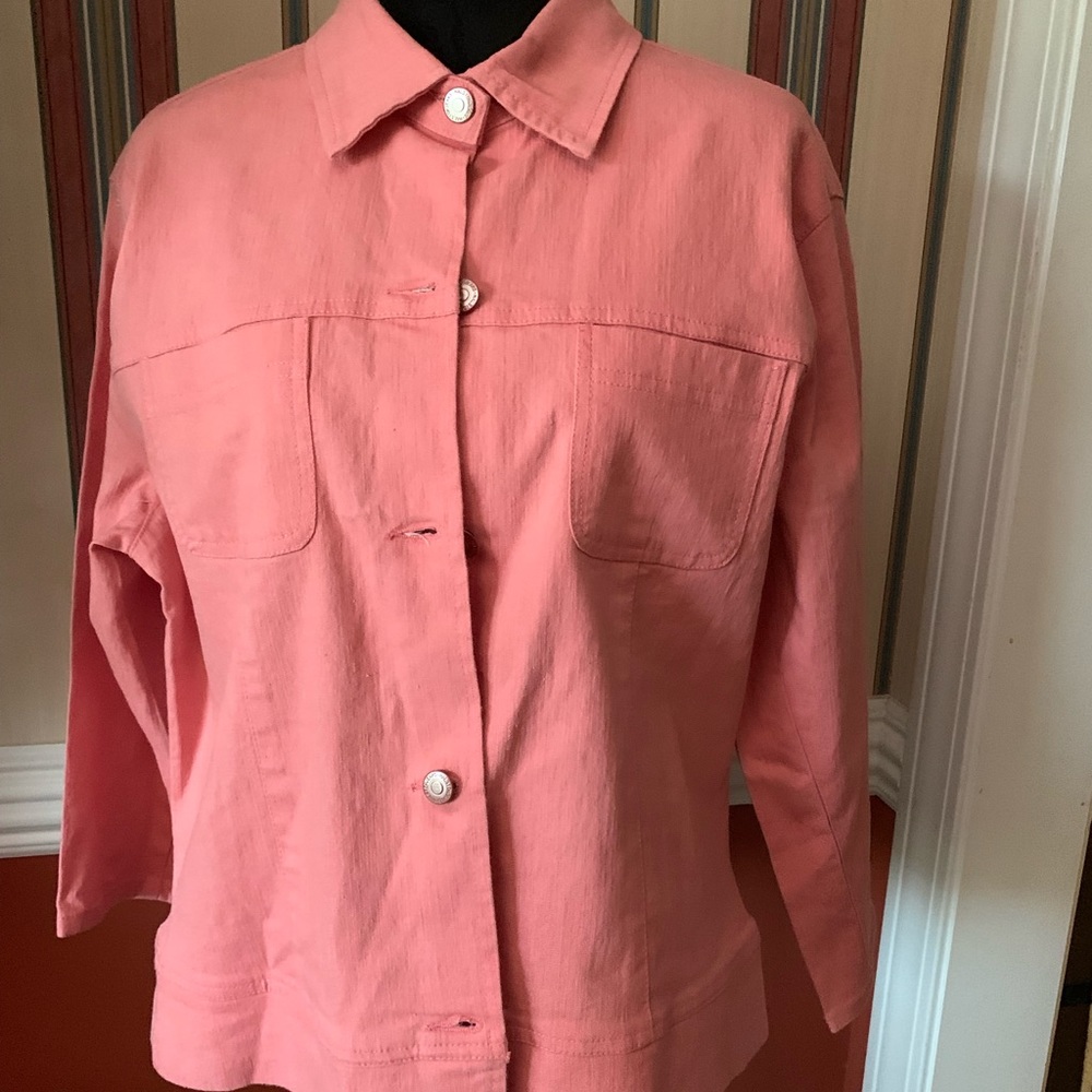 Halston Jean Jacket